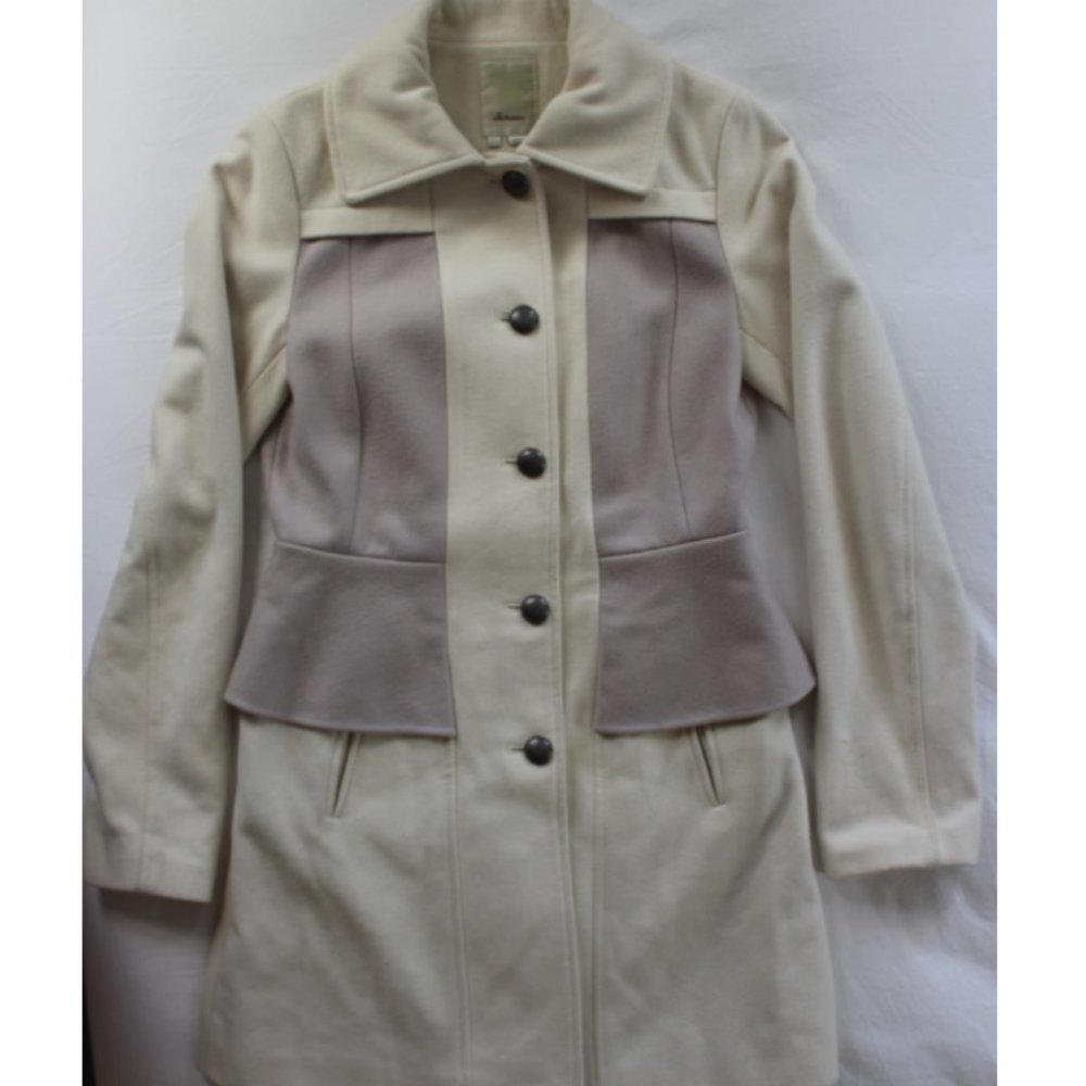 Peplum Anthropologie Wool Coat, size 2.
